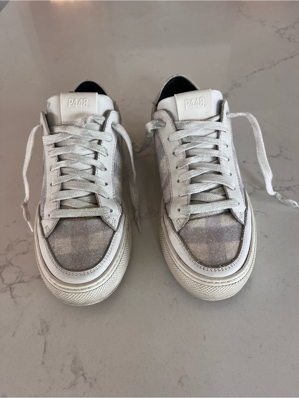 P448 Soho Women’s Sneakers White/ Tartan Size 38 EU